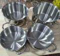 4 Pcs Stainless Steel Handi - Elegant Sonex original steel heavy weight. 