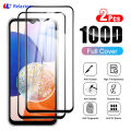 Relaxtoo For Samsung Galaxy A14 5G 2Pcs Screen Protector Film With Black Edge For SamsungA14 GalaxyA14 5G Full Cover Tempered Glass. 