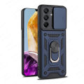 Samung S 24 FE S24FE Case Push Pull Camera Protection Cover For Samsung Galaxy S24 FE 5G Magnetic Holder Ring Shockproof Coque. 