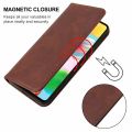 For Samsung Galaxy A41 EU Version Magnetic Closure Leather Phone Case. 