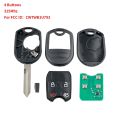 Car Smart Remote Key 4 Buttons Car Key Fob for Ford Mustang 315Mhz. 