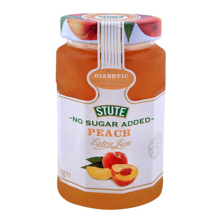 Stute No Sugar Added Peach Extra Jam 430G (Imported)