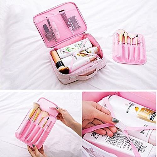 Cosmetic%20Bags,Lazy%20Toiletry%20Cosmetic%20Bags%20Quick%20Pack%20Makeup%20Bag%20Large%20Capacity%20Make%20up%20pouch%20Portable%20Travel%20Storage%20Bag%20for%20Women%20Girls%20(Flamingo)%20-%20Image%208