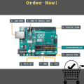 Arduino UNO R3 With Cable. 
