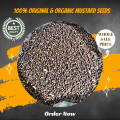 Sarson Seeds / Black Mustard Seeds / 1 KG Wholesale / 100% Organic. 
