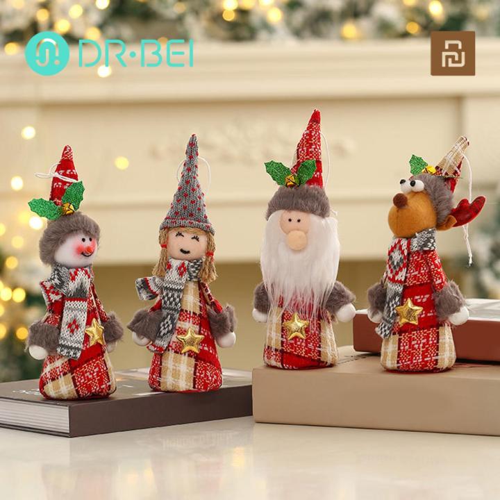 Festive Room Decorations Charming Christmas Gnome Doll with Hanging Rope Festive Elk/snowman/angel/santa Claus Ornament Perfect for Southeast Asian Buyers Christmas Ornaments for Room Decoration