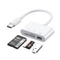 【On Sale】Android Phone Reader typec Universal Mouse Keyboard ub Splitter U Disk TF/D Memory Card Converter [Top-notch. 