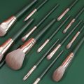 VADHARYA Makeup Brushes Set of 14 With Pouch, Professional Makeup Brushes Kit Made With Premium Synthetic Bristles Including Powder, Contour, Foundation, Flame Highlight, Smudge, Nose Shadow, Large Eye Shadow, Concealer, Small Smudge, Lip, etc.. 