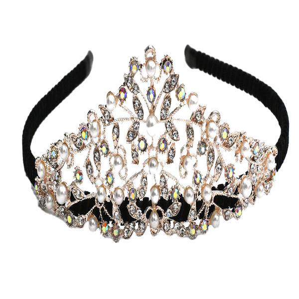 Fancy Crown Rhinestone Hair Accessories British Queen luxury Crown Hair Band