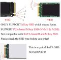 M.2 NVME SSD Convert Adapter for SSD Mac Book Pro 2016-2017 A1708 – Connector 22 + 34 Points. 