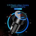 Lovebay 3.1A LED Display Dual USB Car Charger Universal Mobile Phone Aluminum Car-Charger for Xiaomi Samsung iPhone 11 Pro Max. 
