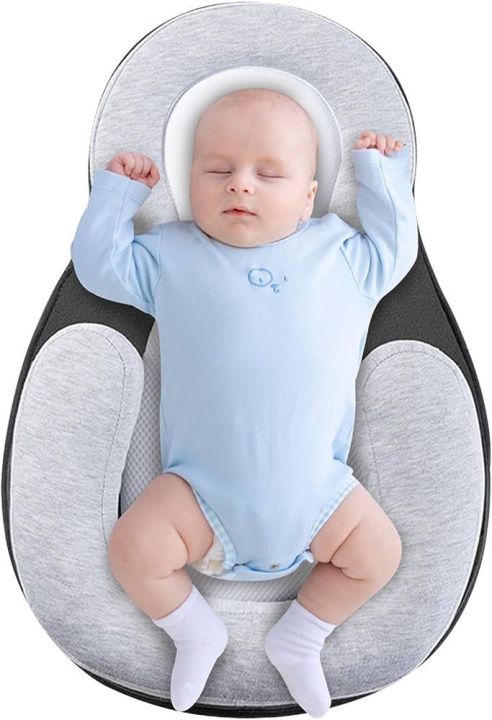 Baby Sleep Positioner Safe Comfortable Sleeping Aid Reduce Rolling and Improve Sleep Soft and Supportive Baby Sleep Aid Cushion Safe Sleep for Babies Anti Roll Baby Sleep Positioner Best Baby Sleep P...