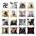 Tokyo Revengers Cushion Cover Anime Floor Pillow Case for Living Room Pillowcase Home Decor 45x45cm. 