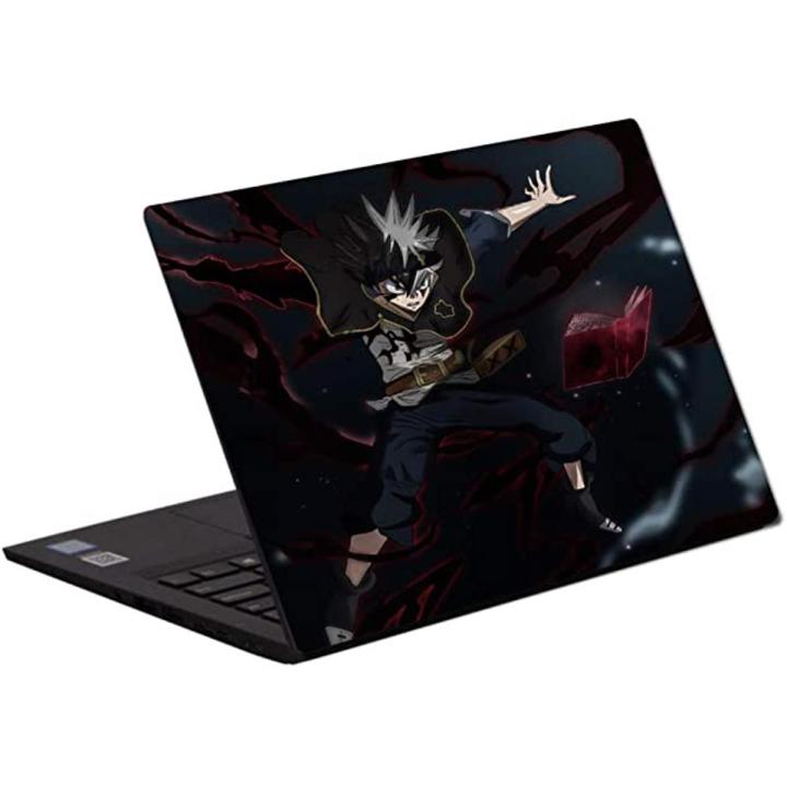 Black Anime Laptop Skin Vinyl Sticker Decal, 12 13 13.3 14 15 15.4 15.6 inch Laptop Skin Sticker