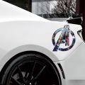 Anime Marvel Car Window Sticker Toys Figure Car Rear Iron Man Stickers Decor Laptop Luggage Decal Car Stickers Captain America. 