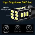 1PC T20 LED Bulbs Car Light 7443 7440 W21/5W LED W21W P21/7W 3156 3157 Auto Turn Signal Reverse Brake Lamp 12V White Red Yellow. 