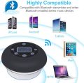 Shower Radio Bluetooth Speaker 5.0, JoyGeek Waterproof Wireless Bathroom Music with Suction FM Microphone Hands-Free Calling 10 Hours LCD Clock Display SD Card Play for ÎPhone ÌPÁd Samsung. 