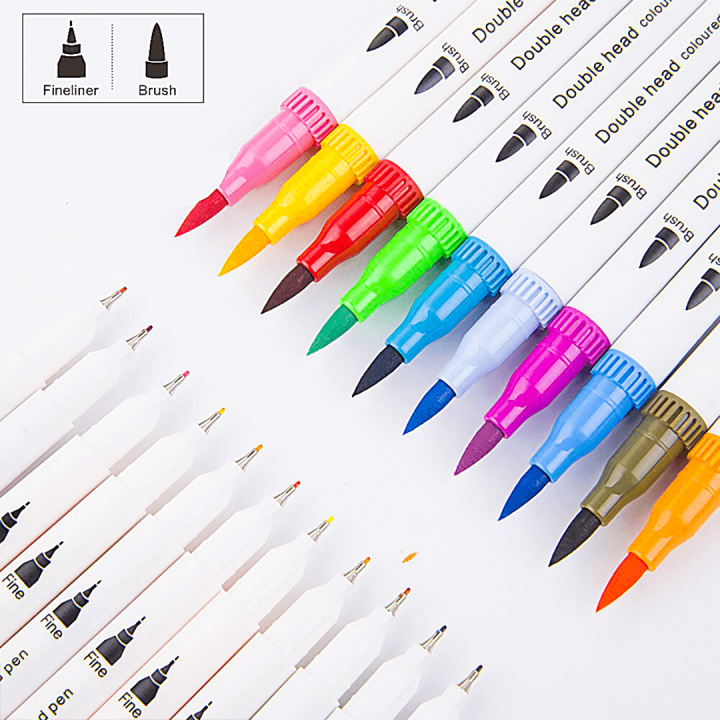 Double%20Head%20Markers%20Manga%20Art%20Water%20Brush%20Pen%20&%20Fineliner%20Pen%20Set%20For%20Lettering,%20Art,%20Sketch%20&%20Drawing%20Graffiti%20Pen%20-%20Image%202