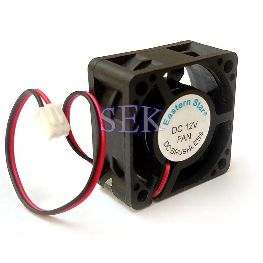 5 Pack Of 40x40x20mm Brushless DC Cooling Fans – 12V, 2-Pin Connector For PC & Electronics
