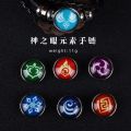 Genshin Impact Vision Luminous Bracelet God's Eye Elemental Power Trend Personality Jewelry Birthday Gift Handmade. 