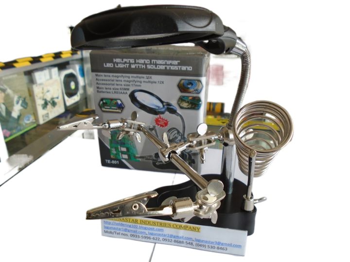 TE%20801%20Welding%20Magnifying%20Glass%202%20LED%20Auxiliary%20Clip%20Magnifier%203%20In%201%20Hand%20Soldering%20Solder%20Iron%20Stand%20Holder%20Station%20Soldering%20Helping%20Hand%20Soldering%20Stand%20Mobile%20Repairing%20Accessories%20-%20Image%203