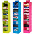 Closet Organizer Hanging Storage Bag Wardrobe Cloth Organizer 5 Layers. 