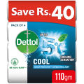 Dettol Soap Cool 110gm - Pack of 4. 