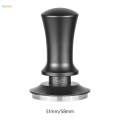 Stainless Steel Coffee Tamper Spring Loaded Tamper Leveler Coffee Bean Press Portable Espresso Hand Tamper for Portafilter Espresso Machines , 58mm. 