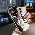 Dienya For Samsung Galaxy A01 Core M01 Core Case Cartoon Cute Kuromi Pattern New Design Side Plating Phone Cases Full Cover Camera Lens Shockproof Shell Silicone Protection Soft Case. 
