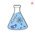 Science Enamel Pin Microscope Beaker Chemical Molecular DNA Brooch Badges. 