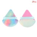 2/5Pc Mini Triangle Velvet Powder Puff Beauty Face Makeup Sponge Soft Cotton Pad. 