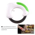 Circular Rolling Knife Stainless Steel, Universal Kitchen Knife, Round Knife Kitchen Cutter, Circular Rolling Knife. 