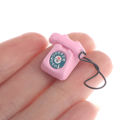 【Customer favorite】mini mobile phone Doll house decoration red black pink Retro phone for for 1/6 1/8 1/12 barbie doll use mini telephone. 