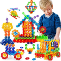 Pack Of 72 Pcs Snowflake Building Blocks Toy Baby Children Educational Toy DIY Assembling Bricks Kids. 