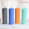 16oz 16oz
Double
Layer
Plastic
Straw
Cup
AS
Frosted
Straight
Body. 
