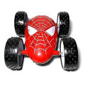 Spiderman design Push and Go Friction Powered 360 Rotating Double Sided Flip 4 Wheel Stunt Car Toy For Kids Boys Girls 360 Rotate Side Toys - Random Multicolor - Art# SS-DS Vehicle (S) - 0002. 