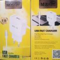 MZ King Mobile Charger 2.1A 1 USB City MAX Fast Charger. 