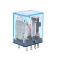 220/240V AC Coil DPDT Relay MY2NJ 8 Pin w Socket Base. 