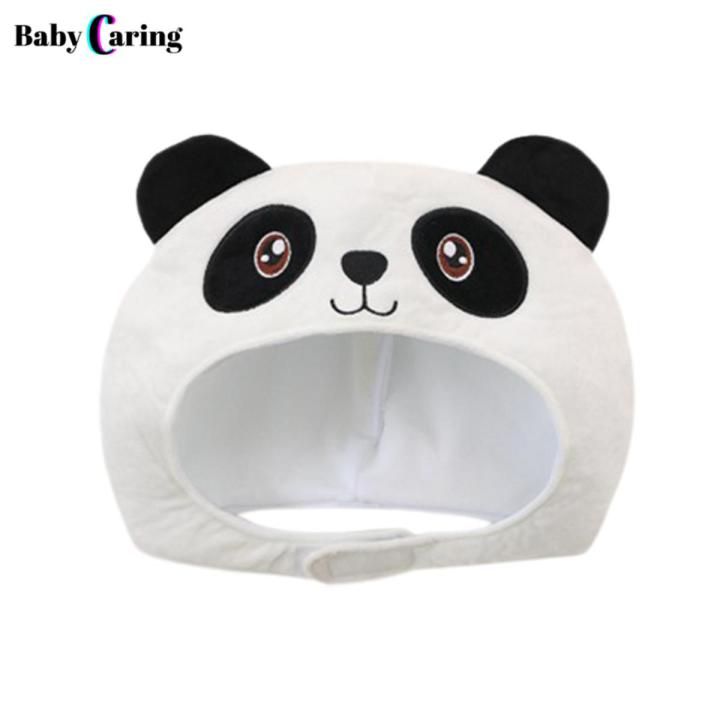 Panda Hood Hat Universal Black Eye Circle Panda Plush Hat