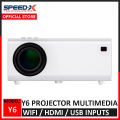 SpeedX Projector Multimedia Wifi / HDMI / USB Input - HD Display Projector for Office Study Lectures Presentation. 