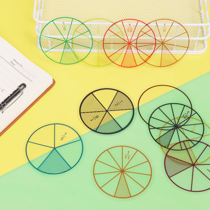 12PCS Gifts Teaching Aids Round Learning Tool Montessori Math Chips ...