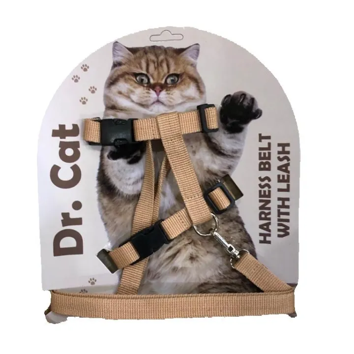 Dr.%20Cat%20Adjustable%20Cat%20Harness%20Strap%20With%20Leash%20-%20Image%204