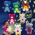 Star Belly Dream Lites with Music Stuffed Plush Toy With Star Night Light Projector Starry Galaxy In Belly Comforting Toy Night Light Cuddly Christmas Gifts for Kids Children. 