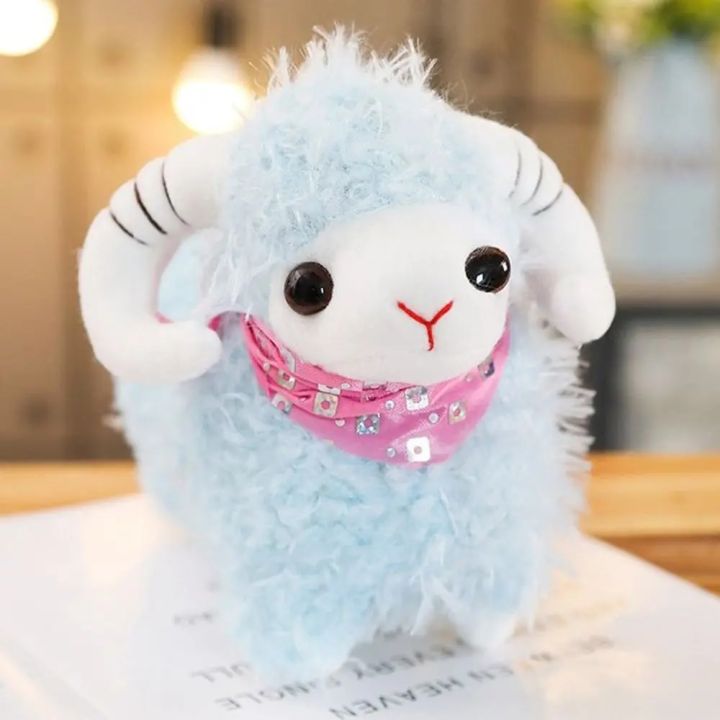 20CM Cartoon Goat Plush Toy Kawaii Stuffed Animal Lamb Sheep Plush Doll Soft Baby Accompany Dolls Girls Birthday Gift