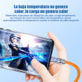 Original 120W Silica USB Cable for iPhone Series - Fast Charging Cable in Black & White. 
