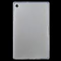 For Lenovo Tab M10 Plus 0.75mm Ultrathin Outside Glossy Inside Frosted TPU Soft Protective Case(Transparent). 