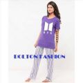 BTS Cotton Night Suit for Women and Girls with Random Pajama. 