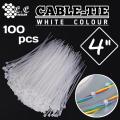 Best Quality White Nylon Cable Tie size 4" 6" 8" 10" 12". Self Lock Tie, Zip Tie,  Wire Ties, Car Wheel Cup Holder.. 