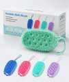 Silicone Body Scrubber Brush | Double Sided Bubble Bath Shower Brush | Soft Silicone Exfoliating Body Scrubber | Massage & Deep Cleaning Bath Brush | Body Wash Cleaning Tool. 