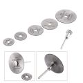 Drill Blades (HSS) 6Pcs  Mini Circular Saw Blade  Woodworking Metal  Cutting Discs Drill For Rotary Tools Drill Machine DIY. 